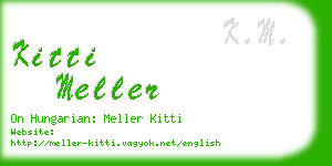 kitti meller business card
